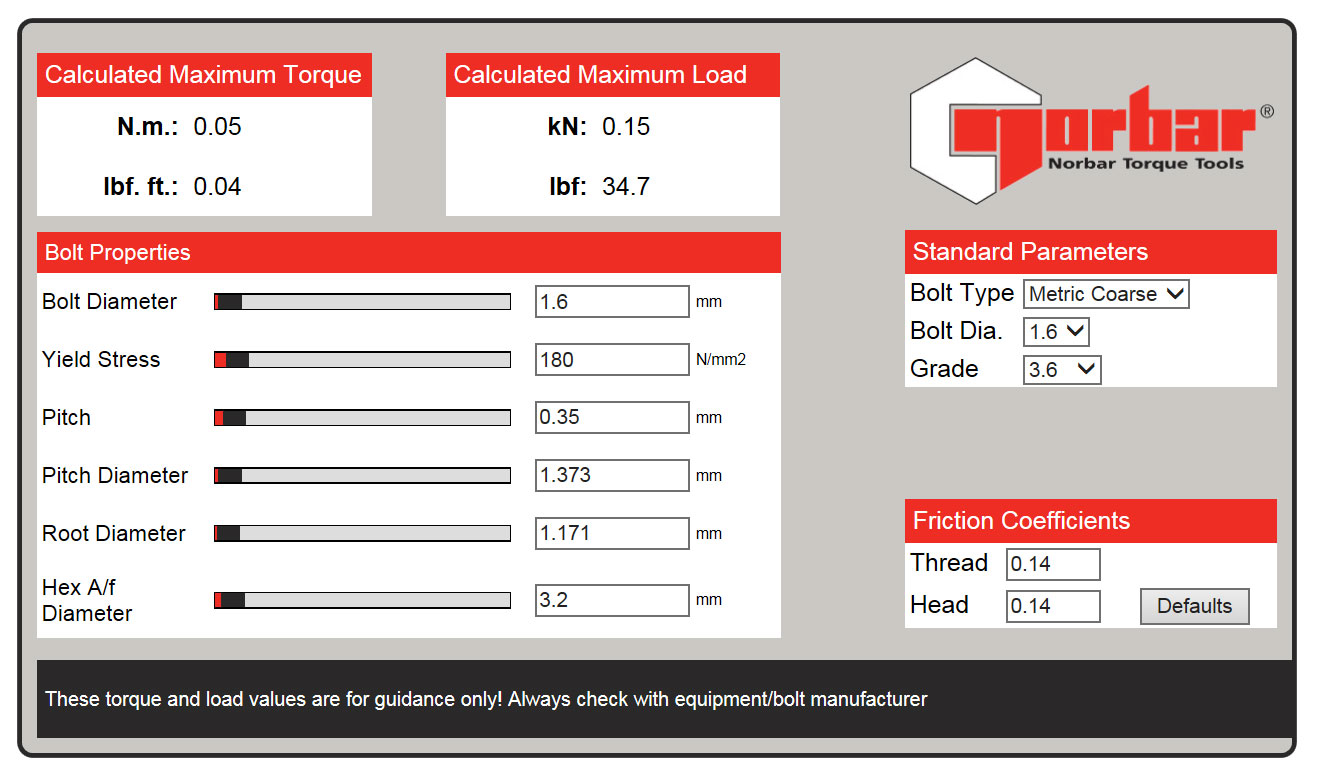 Torque Tension App